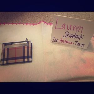 Burberry Women's Simone Vintage Check Card Case